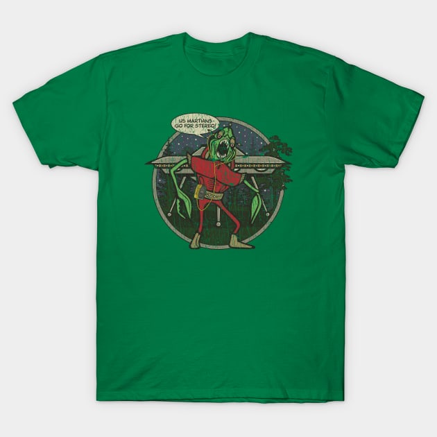 Us Martians Go For Stereo 1980 T-Shirt by JCD666